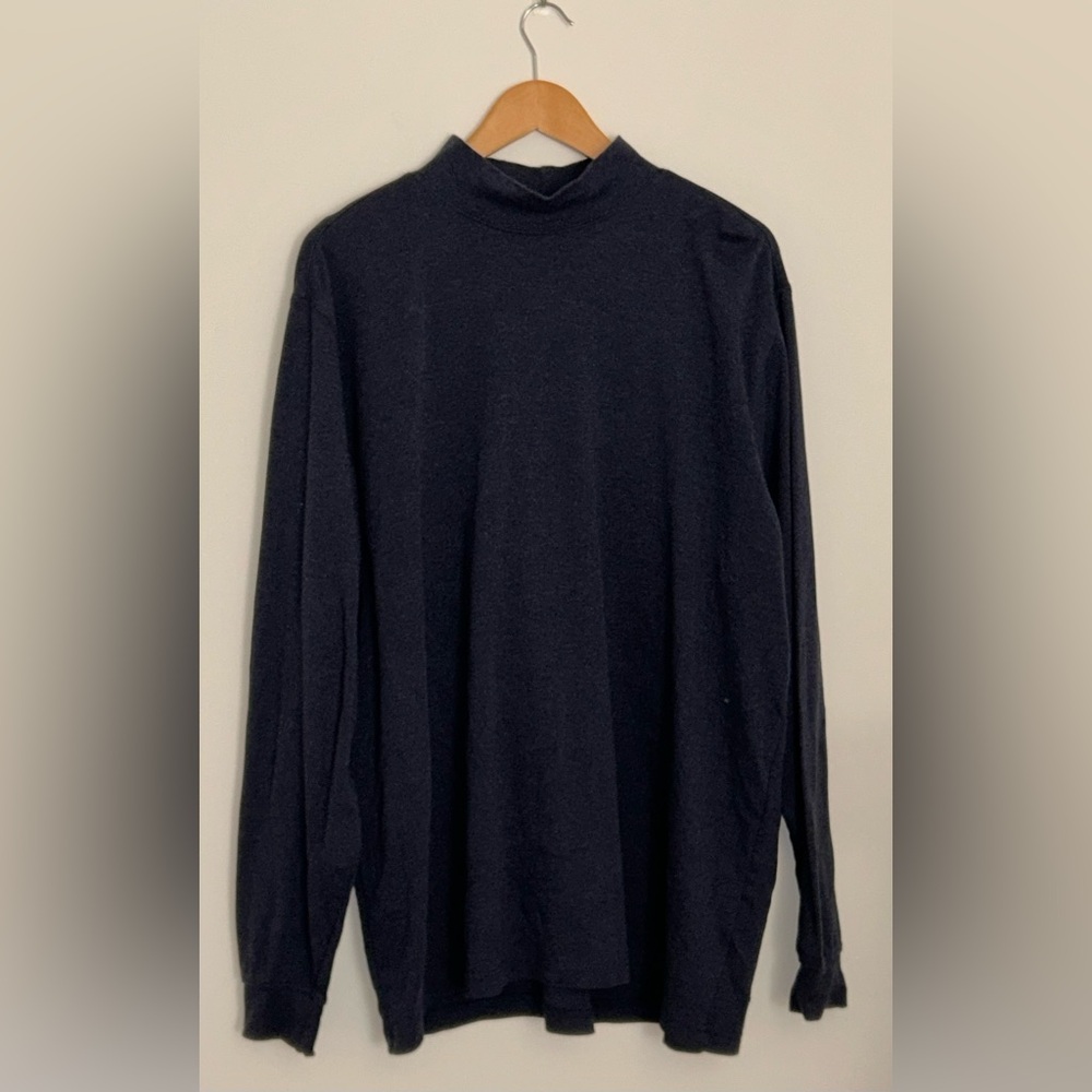Lands' End Men's Classic Mockneck Pullover